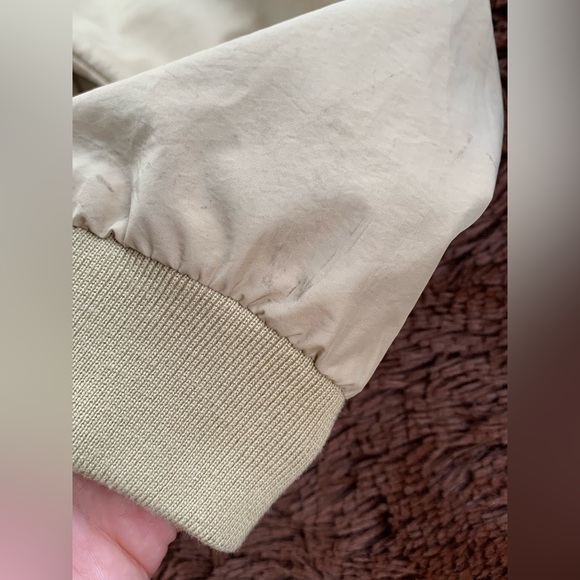 The Weeknd x H&M XO Bomber Khaki Beige Bomber Jacket Size Medium RARE WKND - Picture 9 of 14